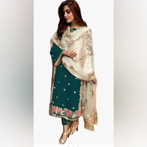 Shriva Fashion Ready to wear straight salwar kameez suit for women 3 piece